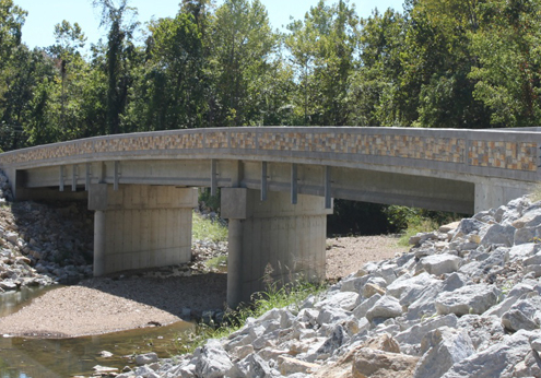 Strecker Road Bridge Over Caulks Creek