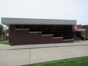 Exterior of the Free Weight Room Addition at SIUE